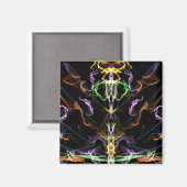 Aimant Art Abstrait (Recto/Verso)