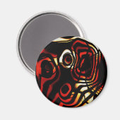 Aimant Art Abstrait (Recto/Verso)