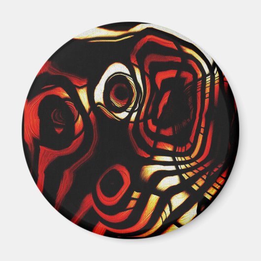 Aimant Art Abstrait (Devant)