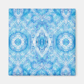 Aimant Art abstrait aquarelle bleu clair Foi (Devant)