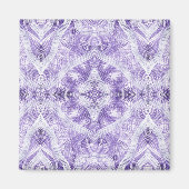 Aimant Art abstrait aquarelle violet clair ombre (Devant)