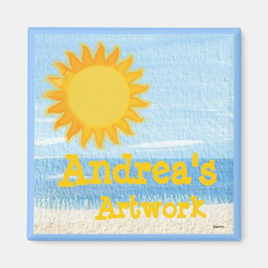 Aimant Art Beachy Childs (Devant)