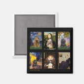 Aimant Art Cocker Spaniel Composite (Recto/Verso)