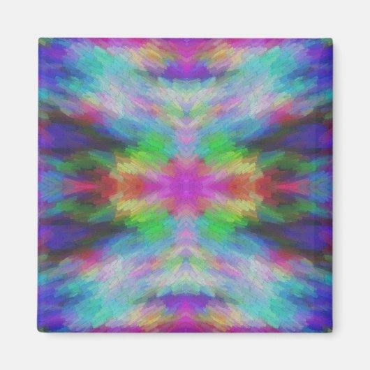 Aimant Art coloré de teinture à tarte (Devant)