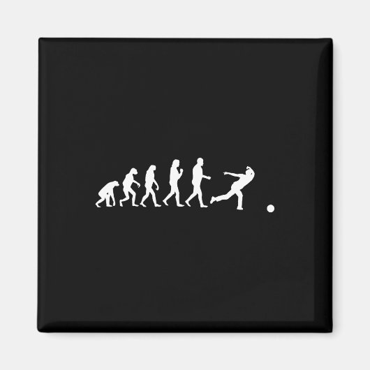 Aimant Art de bowling pour hommes femmes Équipe de bowlin (Devant)