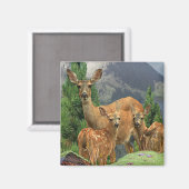 Aimant Art de cerf (Recto/Verso)