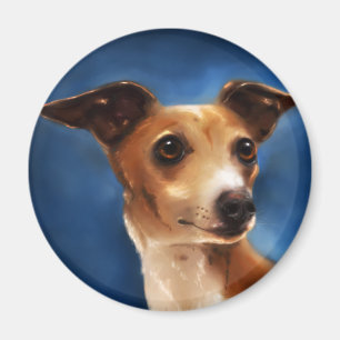 Aimant Art de chien de lévrier italien - Magnifico