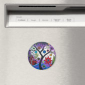 Aimant ART DE FOLK PAR LORI EVERETT Rainbow Twilight (In Situ (Lave-vaisselle))