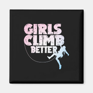 Aimant Art de grimpeur de roche cool pour femmes filles r