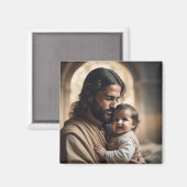 Aimant art de Jésus (Recto/Verso)