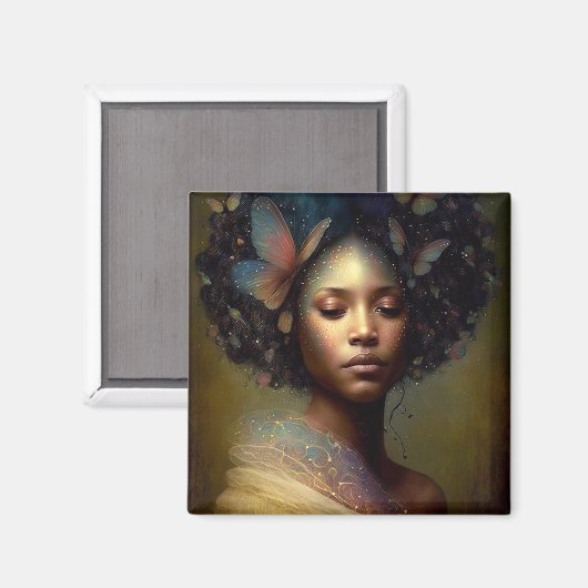 Aimant Art de la déesse noire (Recto/Verso)