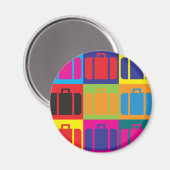 Aimant Art de la pop de voyage (Recto/Verso)