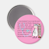 Aimant Art de l'histoire "Infirmière à la retraite" - Art (Recto/Verso)