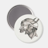 Aimant art de Paul Klee, Komiker, (Recto/Verso)