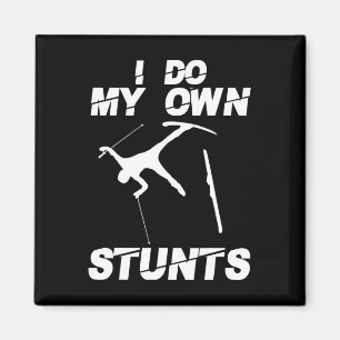 Aimant Art de ski unique pour hommes femmes enfants skieu