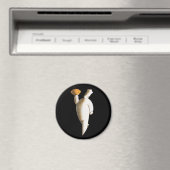 Aimant Art Déco Restaurant Chef, Affaires Vintages (In Situ (Lave-vaisselle))