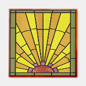 Aimant Art Deco Stained Glass 3 (Devant)