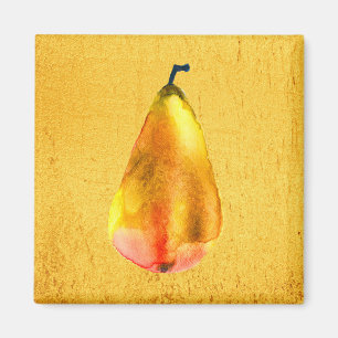 Aimant Art des fruits à poires d'or