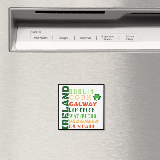 AIMANT ART DU MÉTRO IRLANDE (In Situ (Lave-vaisselle))