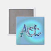 Aimant Art du mot (Recto/Verso)