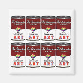 Aimant Art Education, Pop Art - (Devant)