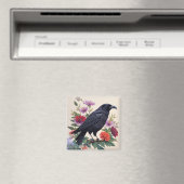 Aimant Art Floral Coloré Raven (In Situ (Lave-vaisselle))