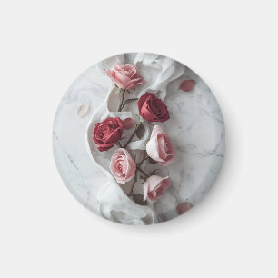 Aimant Art fusion minimaliste élégant moderne en marbre d