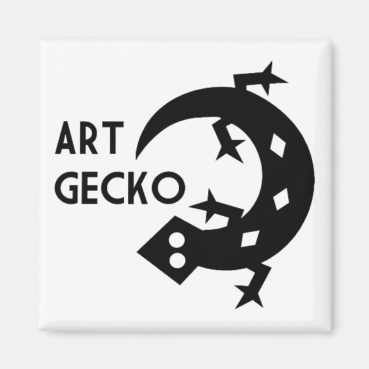 Aimant Art Gecko (Devant)