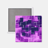 Aimant Art géométrique "Plum" (Recto/Verso)