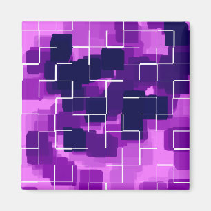 Aimant Art géométrique "Plum"