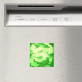 Aimant Art géométrique "Spinner Salade" (In Situ (Lave-vaisselle))