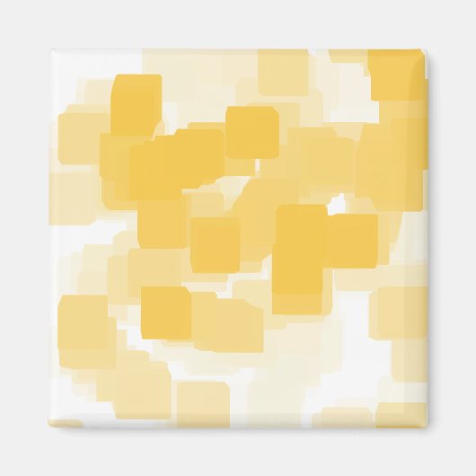 Aimant Art géométrique "Tangerine" (Devant)