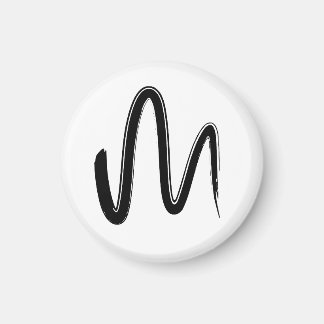 Aimant Art graphique de motif minimaliste dessiné à la ma