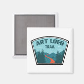 Aimant Art Loeb Trail Caroline du Nord (Recto/Verso)