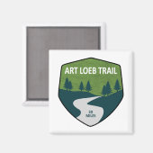 Aimant Art Loeb Trail Caroline du Nord (Recto/Verso)