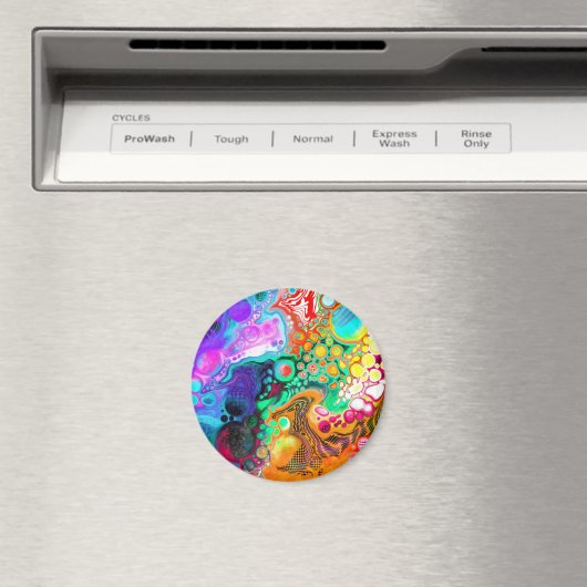 Aimant Art moderne Abstrait des fluides (In Situ (Lave-vaisselle))