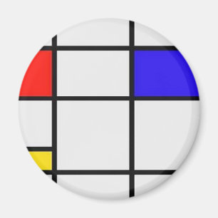 Aimant Art moderne de Piet Mondrian