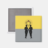 Aimant Art Moderne Féminin Astra (Recto/Verso)