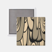 Aimant Art Moderne Fondre des teintes Brown (Recto/Verso)