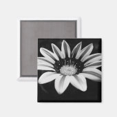 Aimant Art monochrome floral (Recto/Verso)