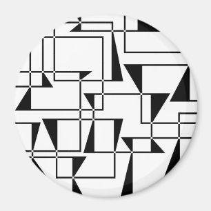 Aimant Art motif géométrique cool moderne, urbain, audaci
