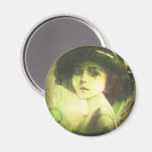 Aimant Art mystique de l'Imaginaire de la fée de l'arbre (Recto/Verso)