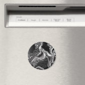 Aimant Art noir et Marbre blanc (In Situ (Lave-vaisselle))