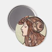 Aimant Art Nouveau (Recto/Verso)