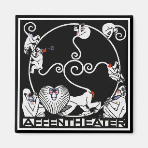 Aimant : Art Nouveau - cabaret Fledermaus
