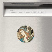 Aimant Art Nouveau vintage, publications de Pâques de Pra (In Situ (Lave-vaisselle))