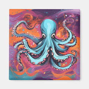 Aimant Art Octopus Dream