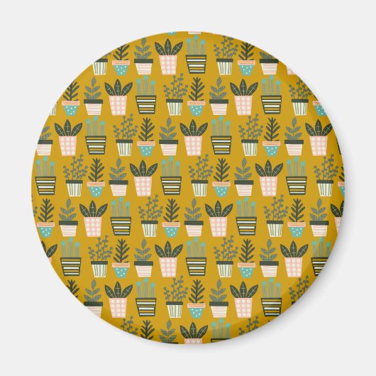 Aimant Art Plante esthétique (Devant)