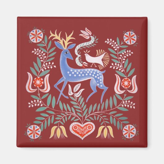 Aimant Art populaire hongrois (Devant)