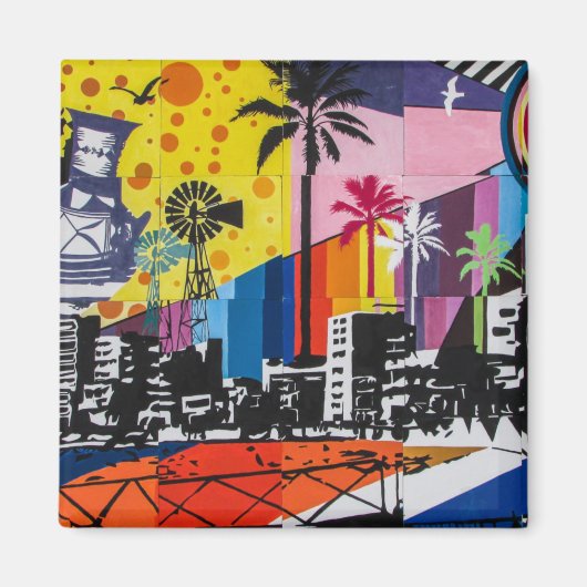 Aimant Art urbain 18. (Devant)